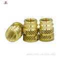 Fastener M4-M20knurled threaded insert brass nut